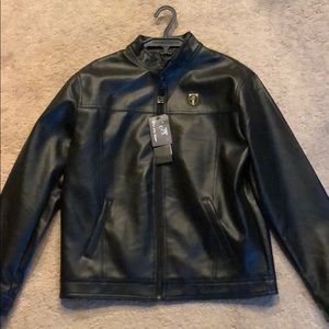 Brand new A Collezioni leather jacket